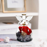 Eternal Flowers Dried Flowers Glass Cover Mother's Gift Rose