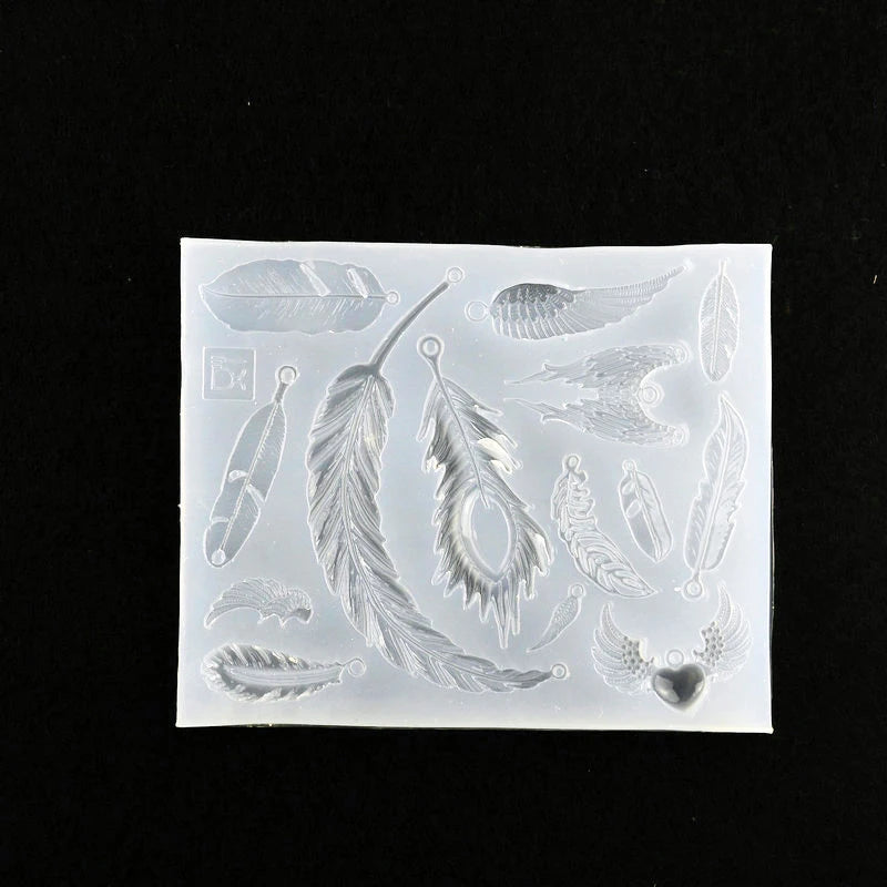 Angel Feather Bird 3D Silicone Molds Wedding Decoration Mold