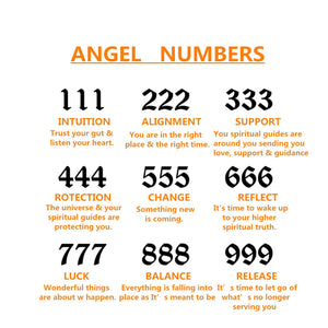 Angel Numbers Charm Pearl Bracelet 111 222 333 444 555 666 777 888 999