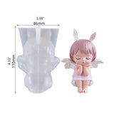 Angel Princess Candle Epoxy Resin Mold DIY Crafts Home Decorations