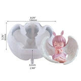 Angel Princess Candle Epoxy Resin Mold DIY Crafts Home Decorations
