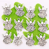 24pcs Angel Wing Charms Pendants DIY Jewelry L216