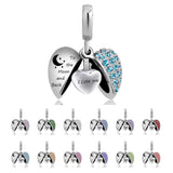 Angel Wing I Love You to The Moon and Back Locket Urn Necklace
