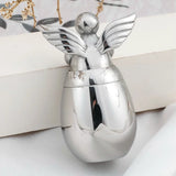 Angel Wings Charm Cremation Urn Necklace - Pet Paw Keepsake Urn