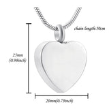 Angel Wings Cremation Urn Necklace for Ashes Stainless Steel Pendant