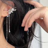 Wings Butterfly Tassel Ear Cuff Non Piercing Punk Jewelry