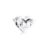 Angel Wings & Mum Charm Beads for DIY Bracelets