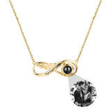 Angel Wings Photo Projection Necklace Pendant Jewelry