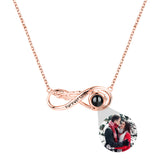 Angel Wings Photo Projection Necklace Pendant Jewelry