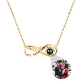 Angel Wings Photo Projection Necklace Pendant Jewelry