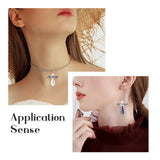 80Pcs Angle Pearl Pendant with Heart Wing Beads for DIY Jewelry
