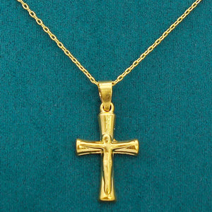 Anietna Jesus Cross Necklace 18K Pendant Jewelry colgantes