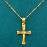 Anietna Jesus Cross Necklace 18K Pendant Jewelry colgantes