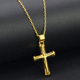 Anietna Jesus Cross Necklace 18K Pendant Jewelry colgantes