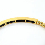 Anil Arjandas CZ Charm Bracelet Macrame Braided
