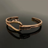 Anil Arjandas Micro Pave Zircon Macrame Cuff Bracelet