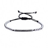 Anil Arjandas Men Bracelets Hot Jewelry 24k Beads Zircon Czech Macrame
