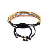 Anil Arjandas Men Bracelets Hot Jewelry 24k Beads Zircon Czech Macrame