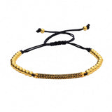 Anil Arjandas Men Bracelets Hot Jewelry 24k Beads Zircon Czech Macrame