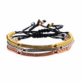 Anil Arjandas Men Bracelets Hot Jewelry 24k Beads Zircon Czech Macrame