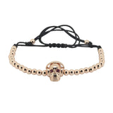 Anil Arjandas Skull Helmet Head Charm Bracelet for Men