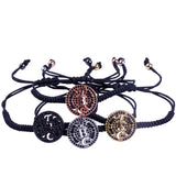 Anil Arjandas Saint Charm Macrame Bracelet Friendship Jewelry