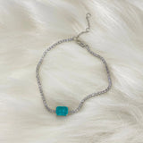 925 Sterling Paraiba Tourmaline Bracelet High Carbon Diamond Fine Jewelry