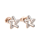 925 Sterling Silver Star Stud Earrings for Women - High Jewelry Anniversary
