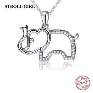 925 Silver Animal Pendant Chain Necklace for Women