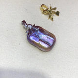 925 Silver Bird Pendant Bases for Baroque Pearls 5pcs