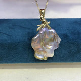 925 Silver Bird Pendant Bases for Baroque Pearls 5pcs