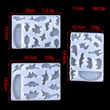 Dinosaur Building Block Crystal Epoxy Resin Mold DIY Educational Toy