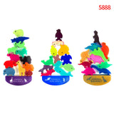 Dinosaur Building Block Crystal Epoxy Resin Mold DIY Educational Toy