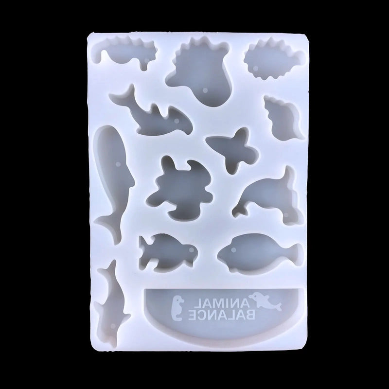 Dinosaur Building Block Crystal Epoxy Resin Mold DIY Educational Toy
