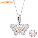 Butterfly Necklace 925 Sterling Silver Mother Son Daughter Auntie Niece Sister