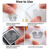 Animal Carnival Clear Stamps Circus Tiger Piggy Transparent Silicone Stamp