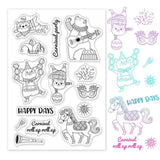 Animal Carnival Clear Stamps Circus Tiger Piggy Transparent Silicone Stamp