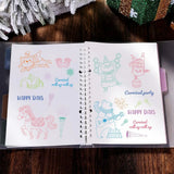 Animal Carnival Clear Stamps Circus Tiger Piggy Transparent Silicone Stamp