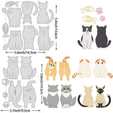 Cat Metal Die Cuts for Card Making Scrapbooking Craft