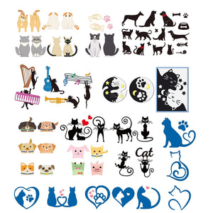 Cat Metal Die Cuts for Card Making Scrapbooking Craft