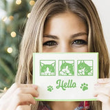 Peeking Cat Metal Die Cuts for Crafts