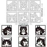 Peeking Cat Metal Die Cuts for Crafts