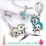 Chameleon Charm Heat Changing Pendant 925 Sterling Silver