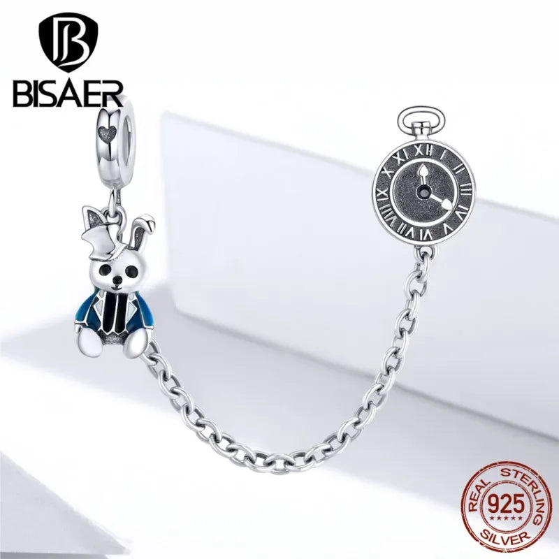 925 Sterling Silver Magical Rabbit Beads Charms For Bracelet Making
