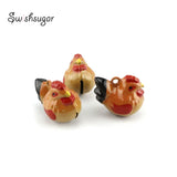 Chicken Cartoon Bell Charms Pendant Jingle Bell Decoration