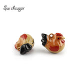Chicken Cartoon Bell Charms Pendant Jingle Bell Decoration