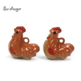 Chicken Cartoon Metal Bell Charm for Pendant Bracelet
