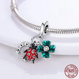 925 Silver Pave Monkey Charm Beads for Bracelet Bangle