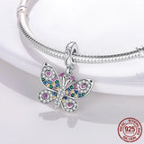 925 Sterling Silver French Bulldog Cat Butterfly Ladybug Charms Beads