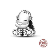 Silver 925 Animal Collection Charm Beads for Bracelet Jewelry Making
